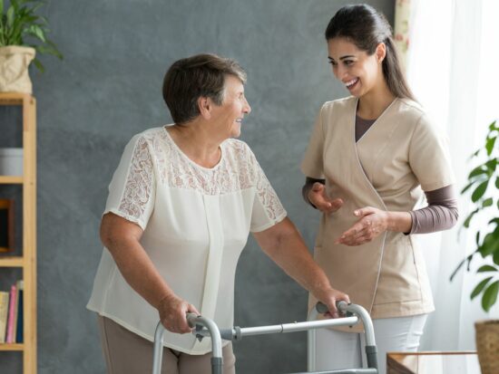 Woman With Parkinson's Disease