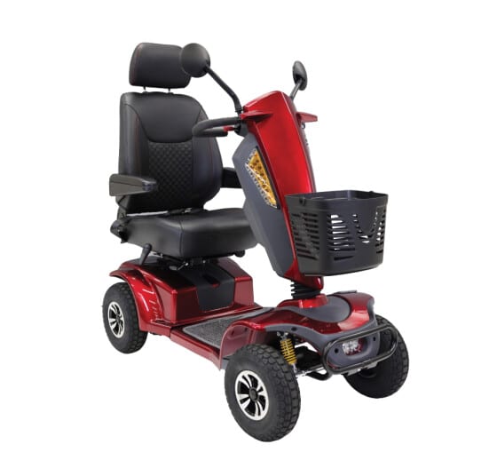 Cubro Blaze mobility scooter – Red