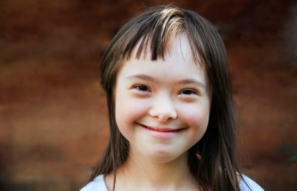 Girl with Down Syndrome