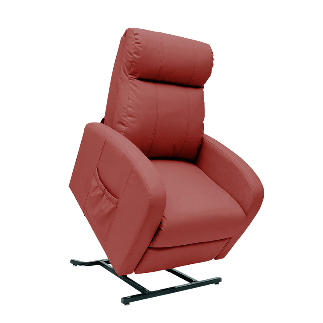 Pride LC101 Euro Leather 3 Position Lift Chair - red