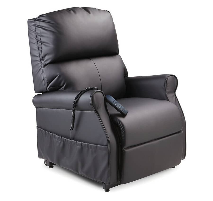 Viking Dual Motor Lift Chair - Black Vinyl