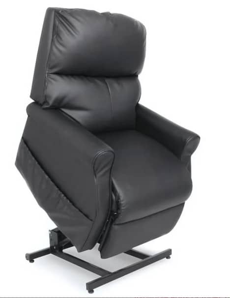 Viking Dual Motor Lift Chair - Black Vinyl - Image 2